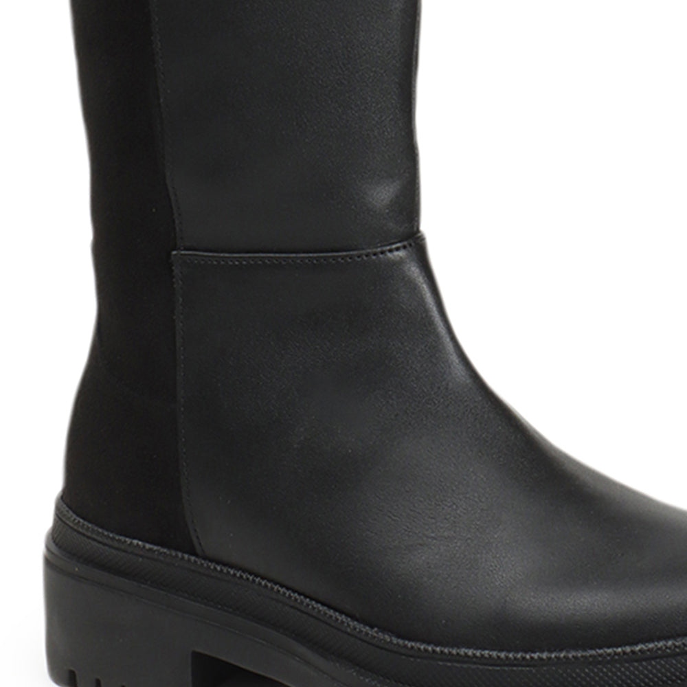 Women Block-Heeled Winter Over-the-Knee Boots