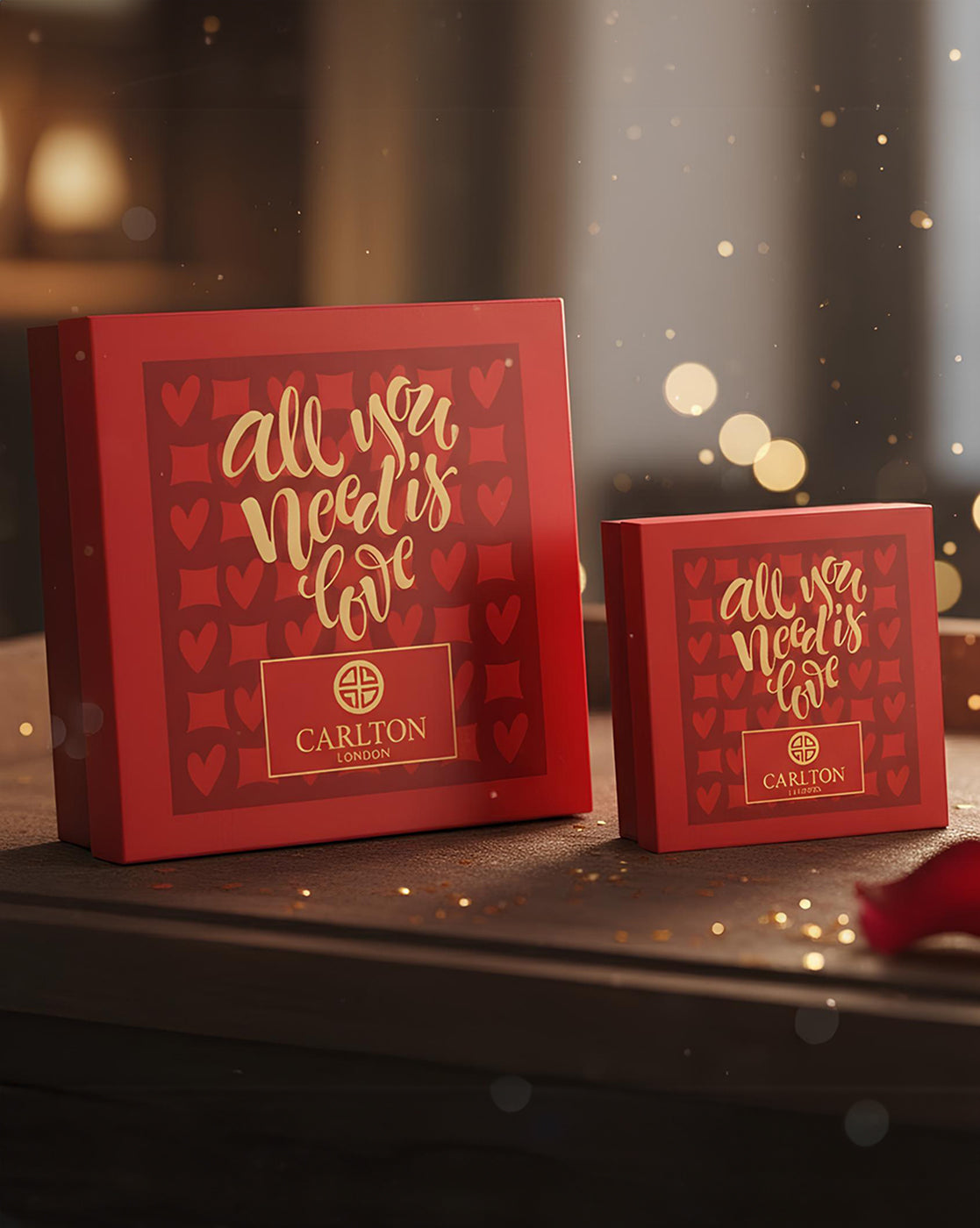 18K Gold Plated Floral Pendant Necklace & Earring Set