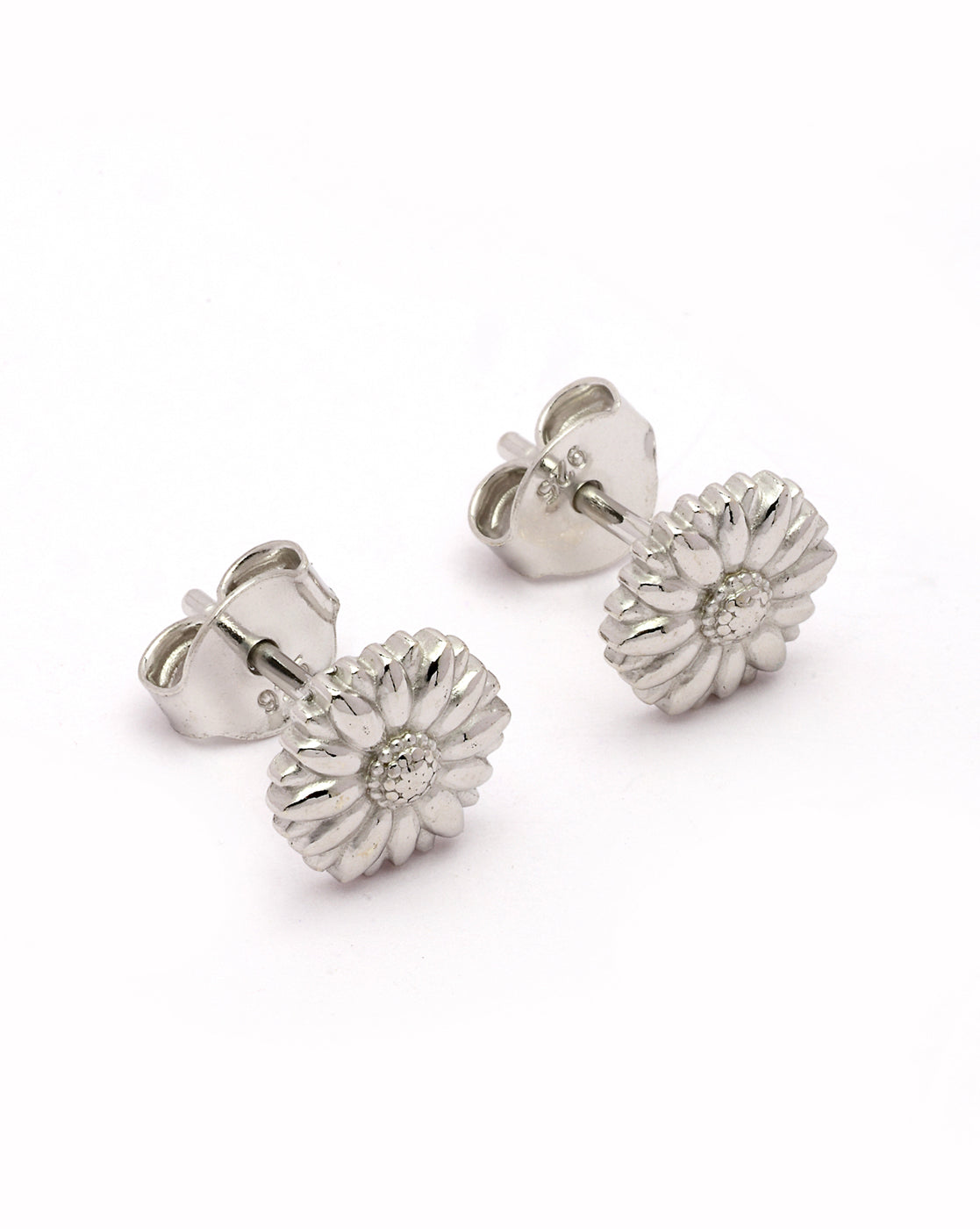 925 Sterling Silver Rhodium Plated Mini Stud Earring