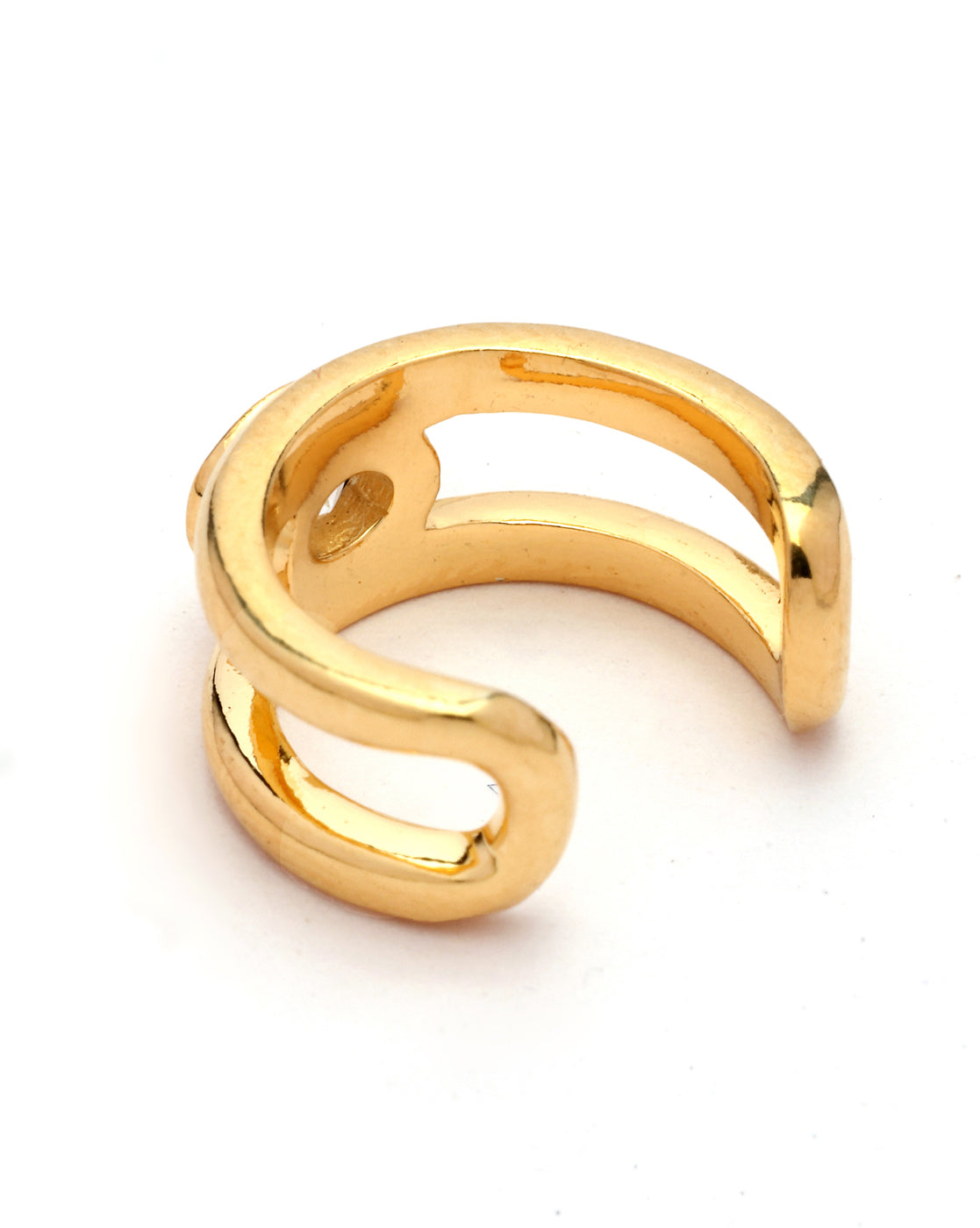 18kt Gold Plated CZ Ear Cuff Earring