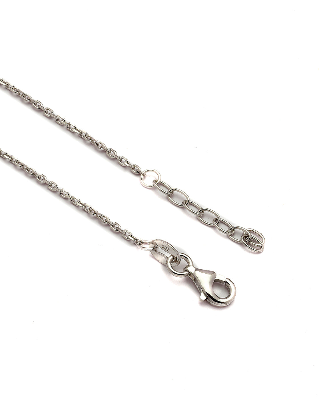 925 Sterling Silver Rhodium Plated Heart Charm Bracelet