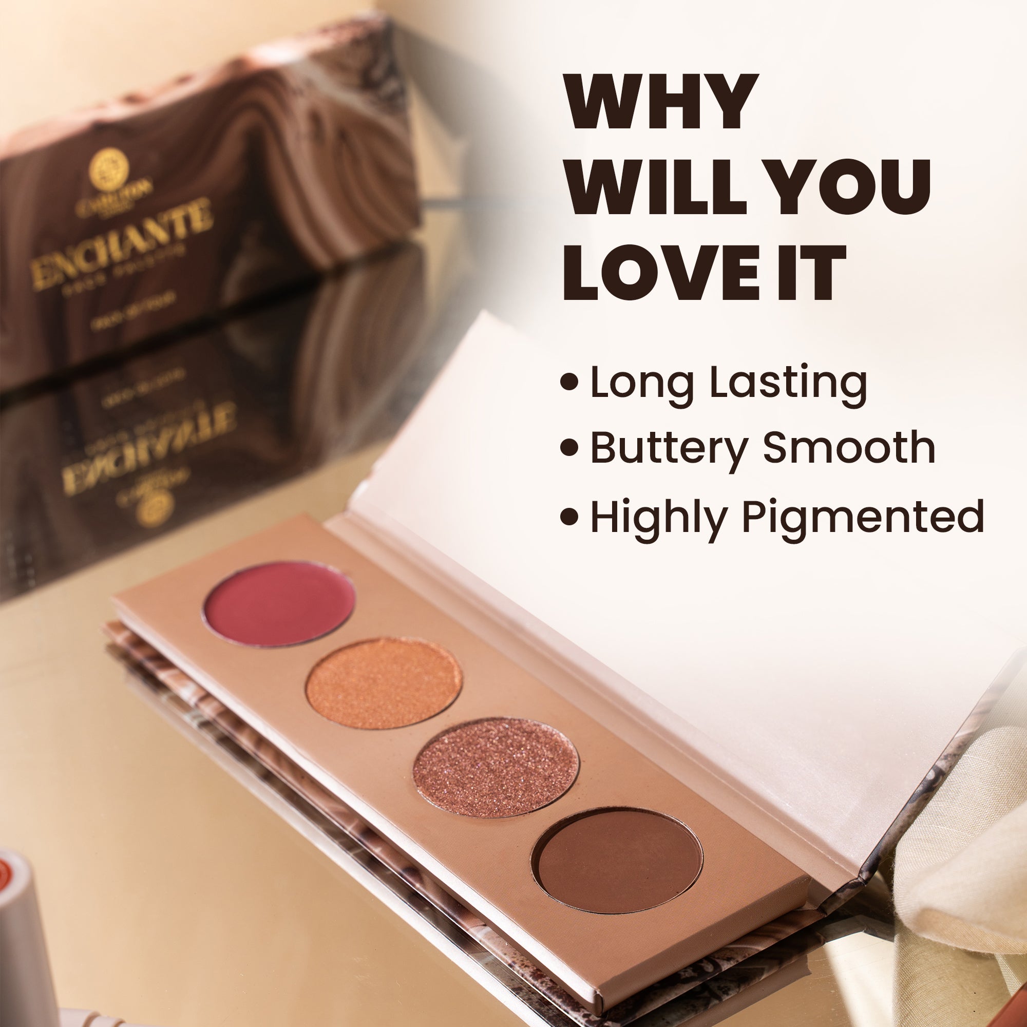Carlton London Face Palette Highly Pigmented & Long Lasting (Enchante)