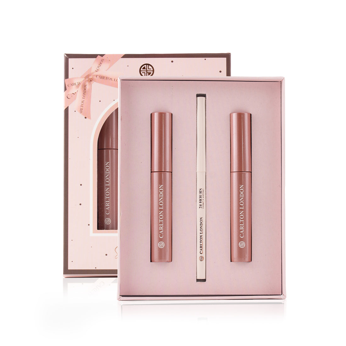 Carlton London Soho Smoky Eye Gift Set With Eyeliner, Kajal & Mascara (Pack Of 3)