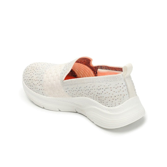 Women Embellished Flyknit Lightweight Slip-On Sneakers