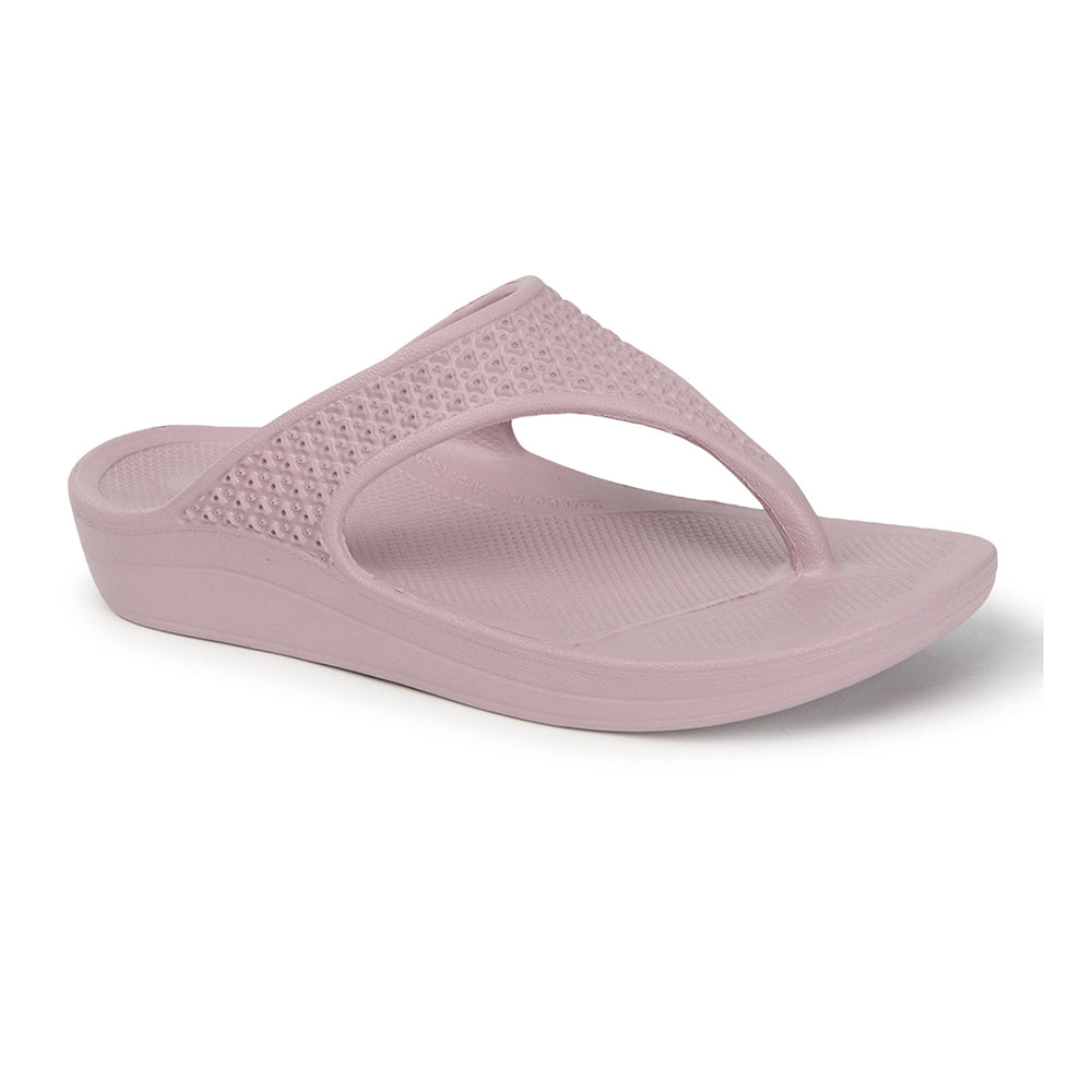 Women Solid Casual Thong Wedge Sandals