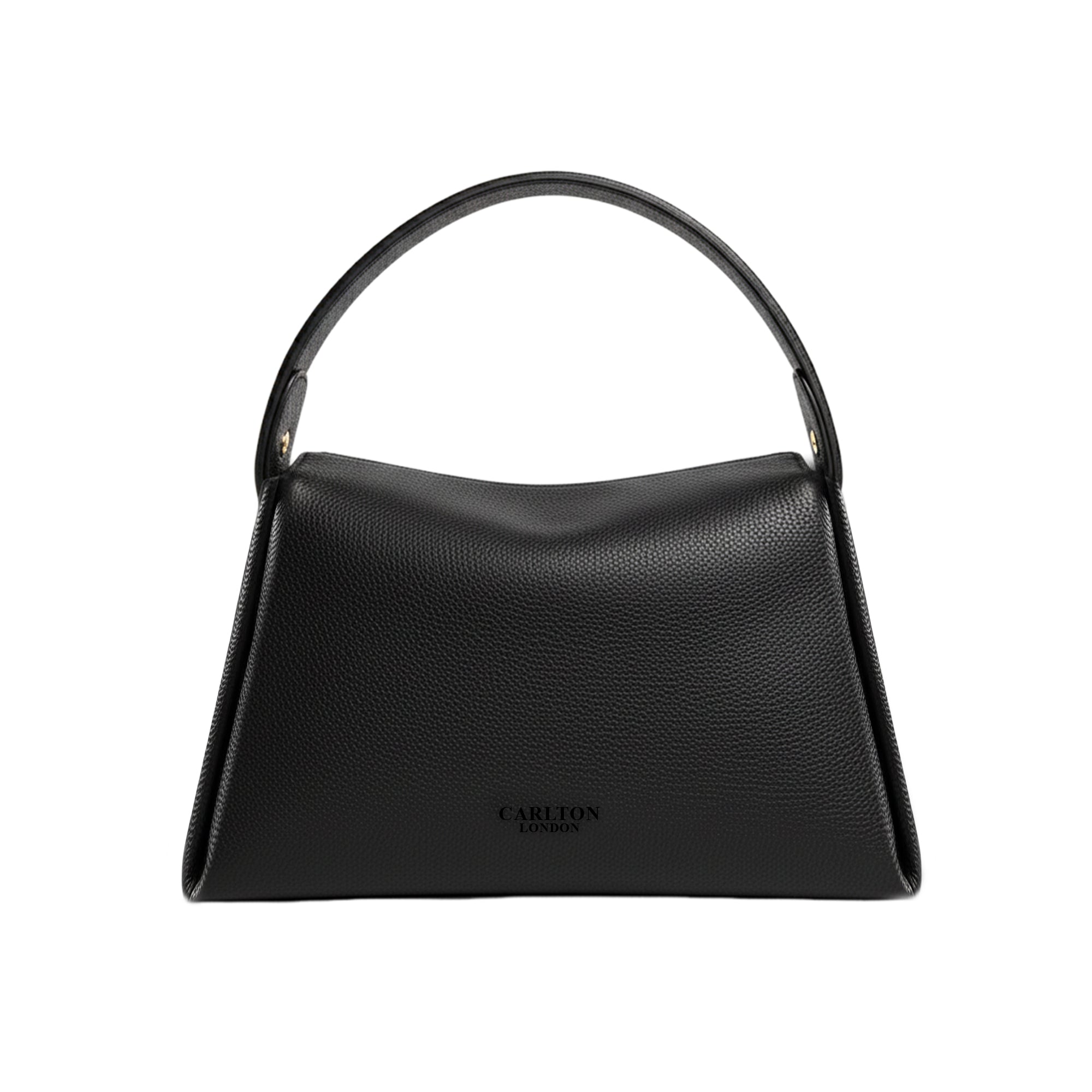 Carlton London Eliza Satchel Black Handbag CLHB 17