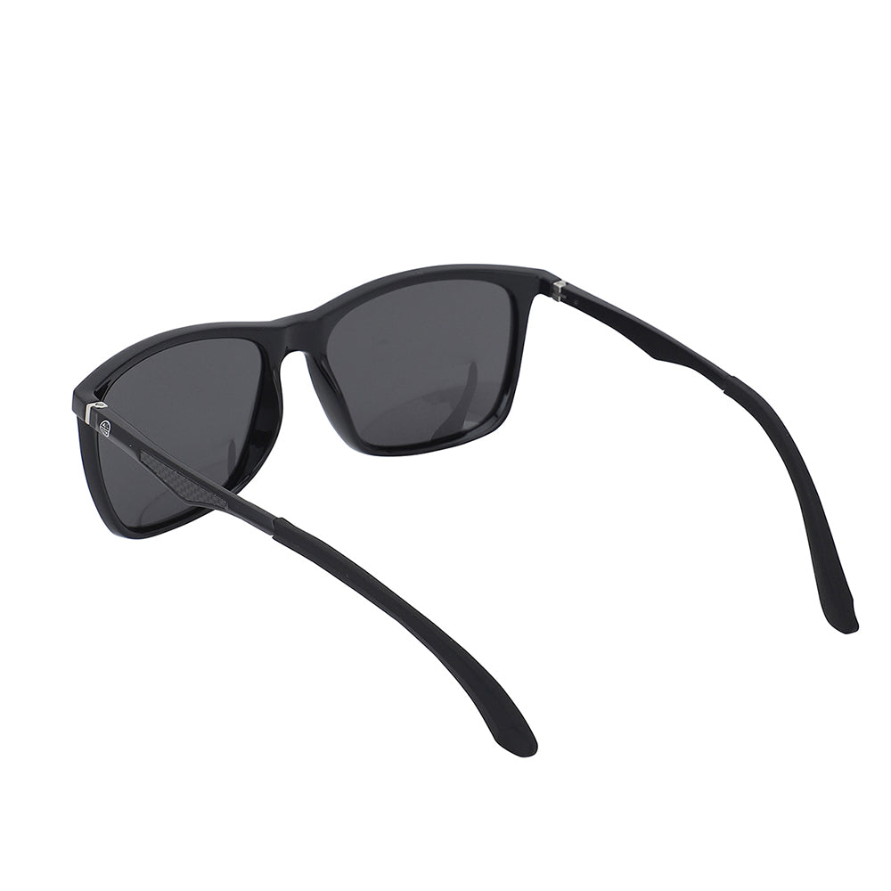 Carlton London Premium Black Toned Polarised And Uv Protected Lens Wayfarer Sunglasses For Men