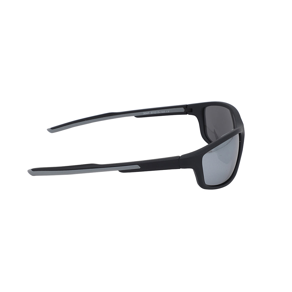 Carlton London Premium Black Toned Polarised And Uv Protected Lens Sports Sunglasses For Men