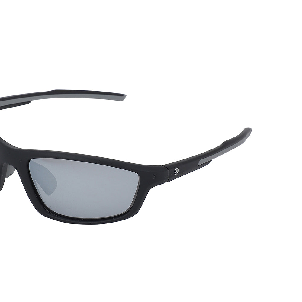 Carlton London Premium Black Toned Polarised And Uv Protected Lens Sports Sunglasses For Men