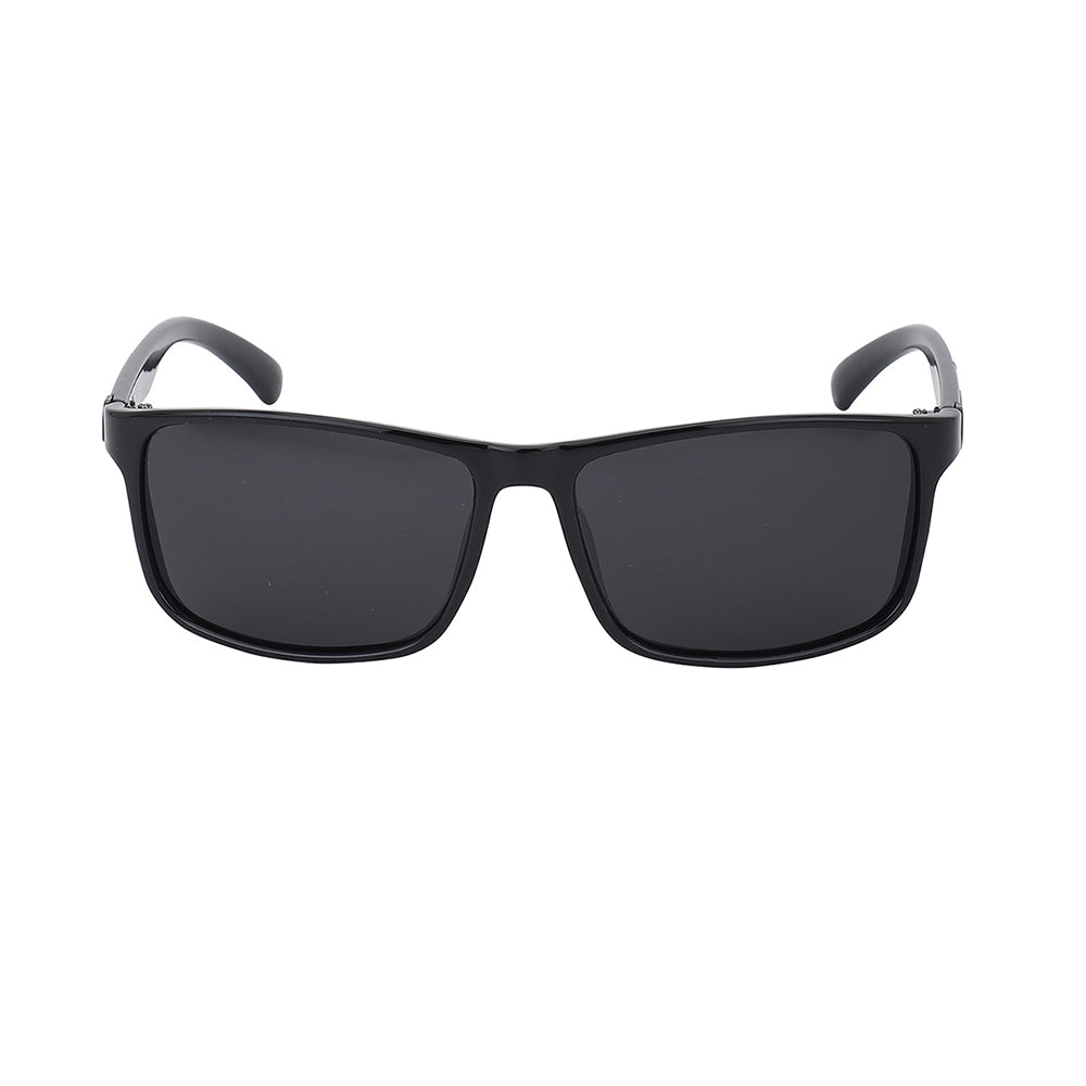 Carlton London Premium Black Toned Polarised And Uv Protected Lens Square  Sunglasses For Men
