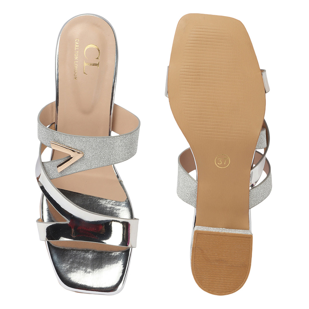 Women Embellished Block Heel Sandals