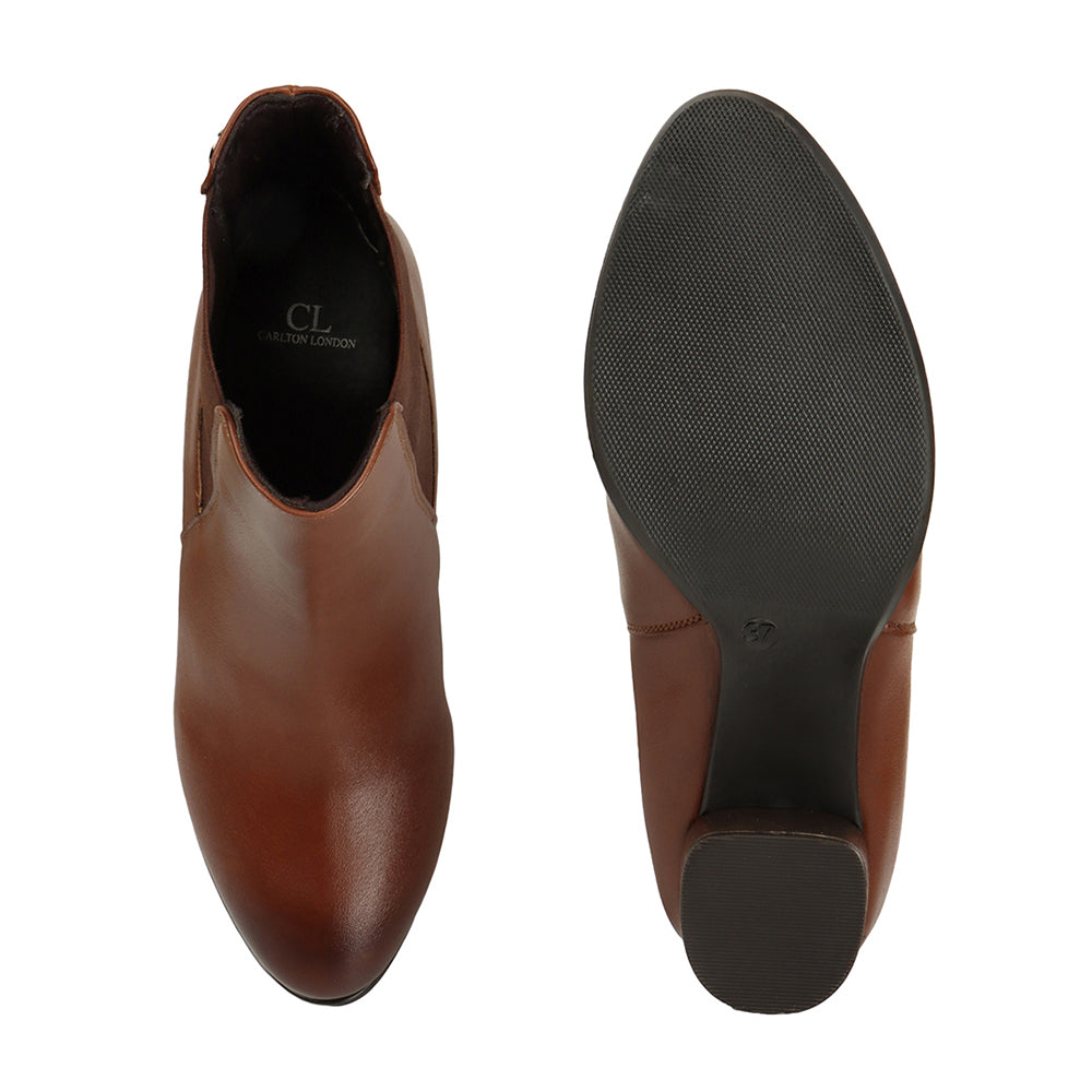 Women Casual Block-Heeled Chelsea Boots