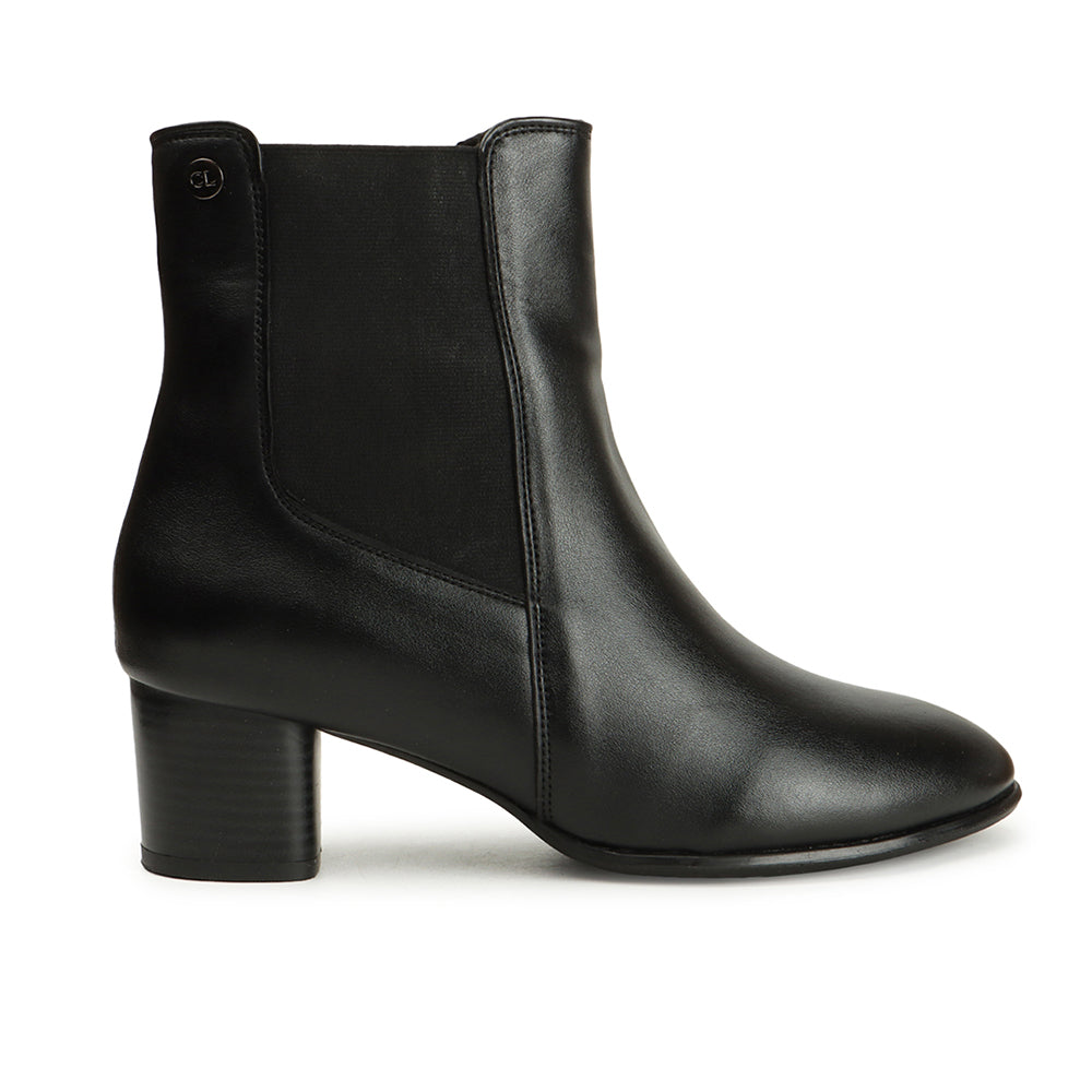 Women Casual Block-Heeled Chelsea Boots