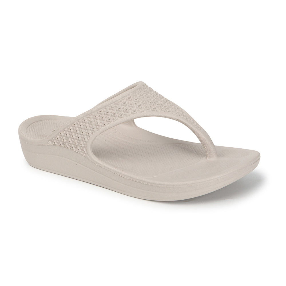 Women Solid Casual Thong Wedge Sandals