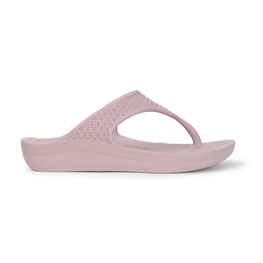 Women Solid Casual Thong Wedge Sandals