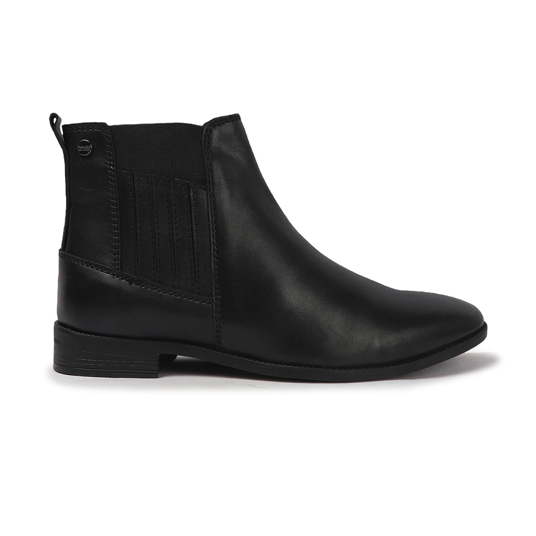 Elegant Classic Leather Ankle Boots for Men