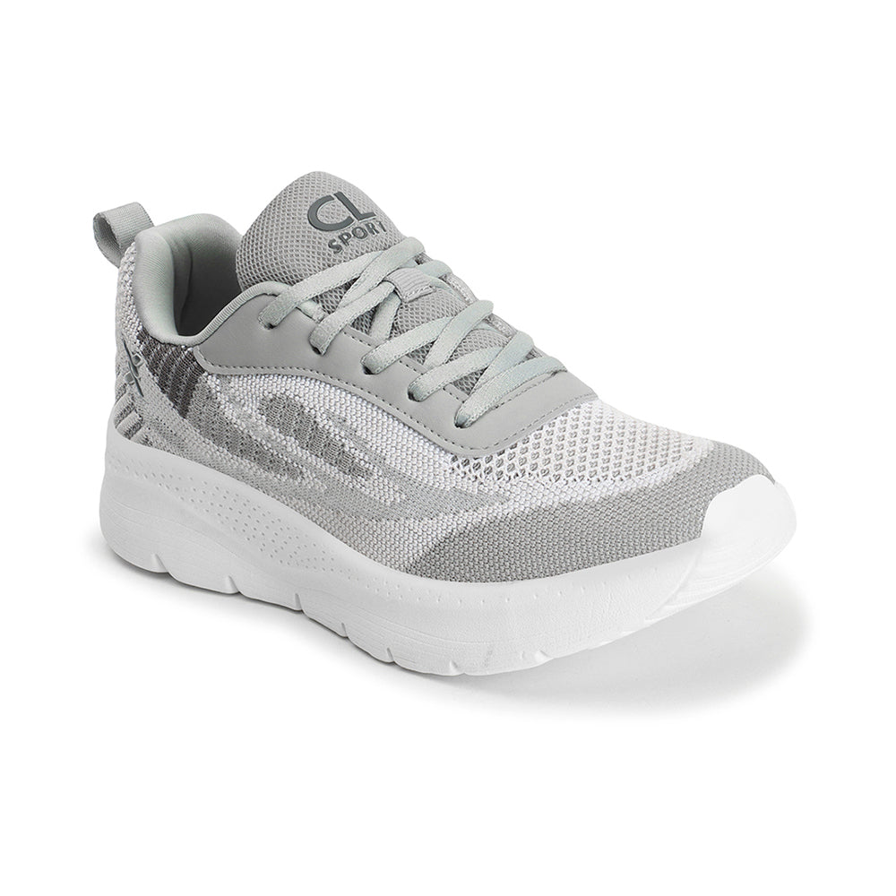 Women Mesh Flyknit Technology Lace-Up Sports Shoes