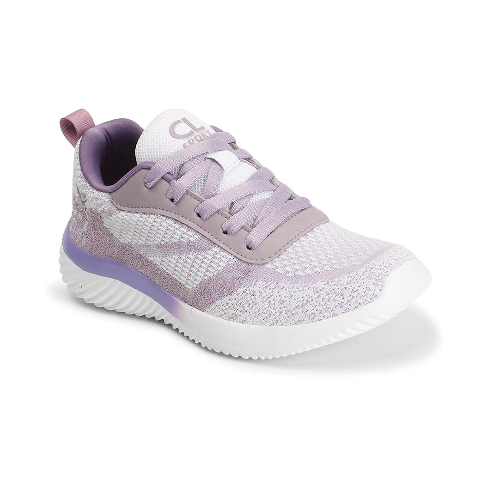 Women Mesh Flyknit Technology Lace-Up Sports Shoes