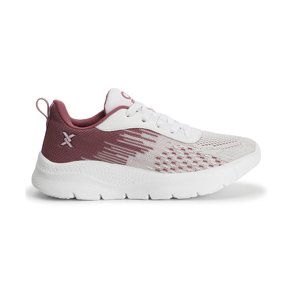 Women Mesh Flyknit Technology Lace-Up Sports Shoes