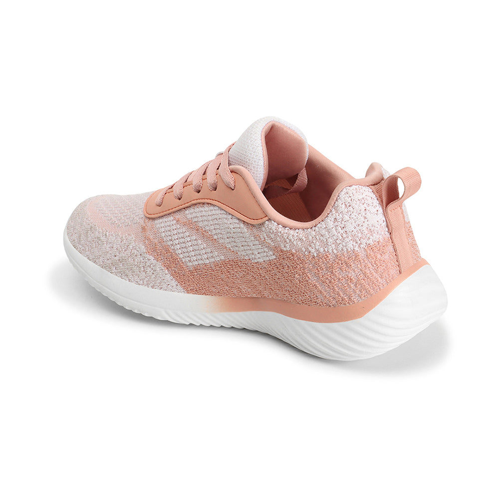 Women Mesh Flyknit Technology Lace-Up Sports Shoes
