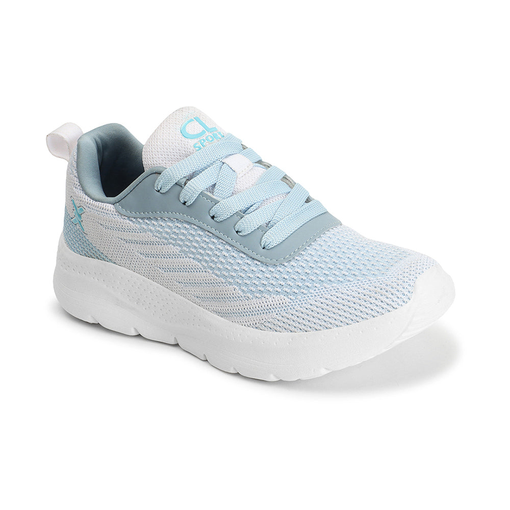 Women Mesh Flyknit Technology Lace-Up Sports Shoes