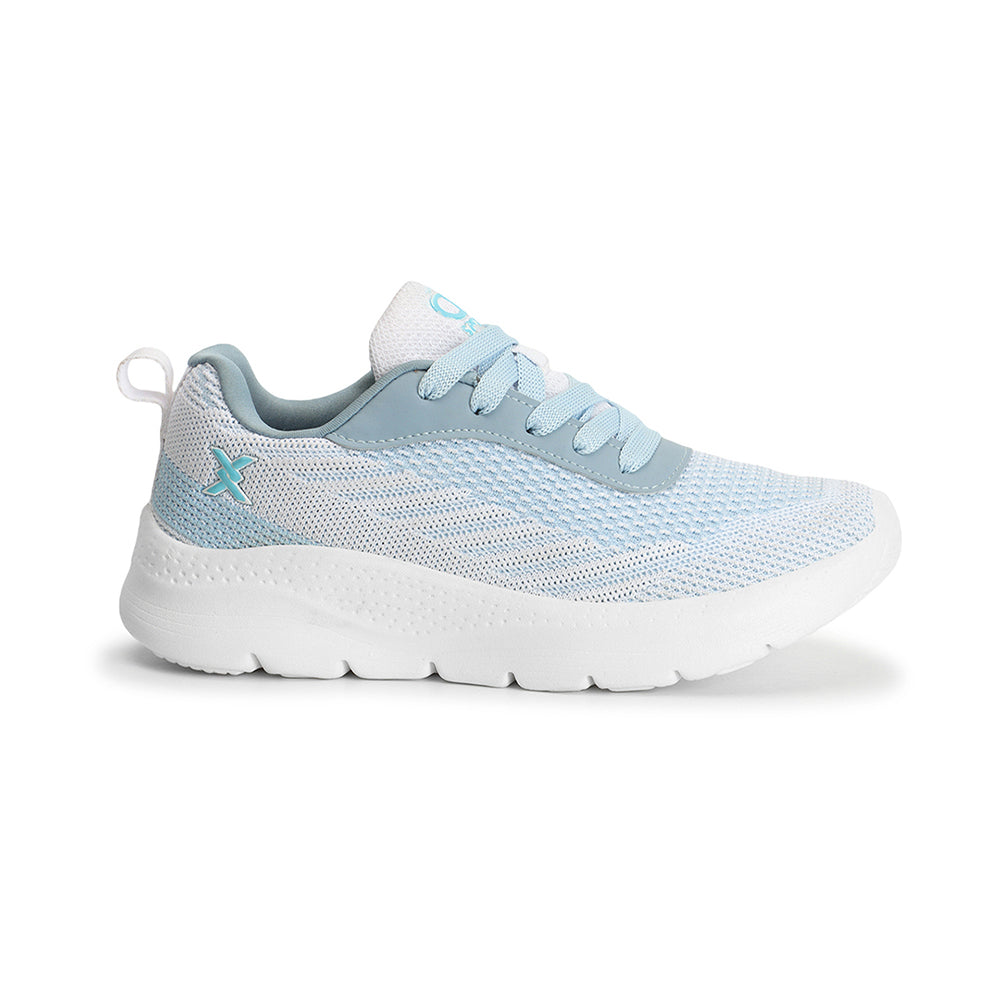 Women Mesh Flyknit Technology Lace-Up Sports Shoes