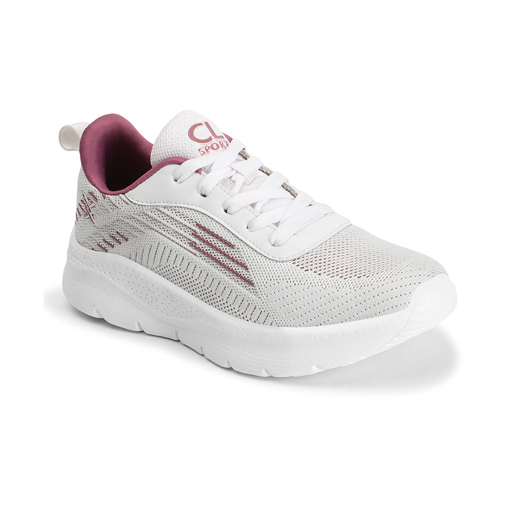 Women Mesh Flyknit Technology Lace-Up Sports Shoes