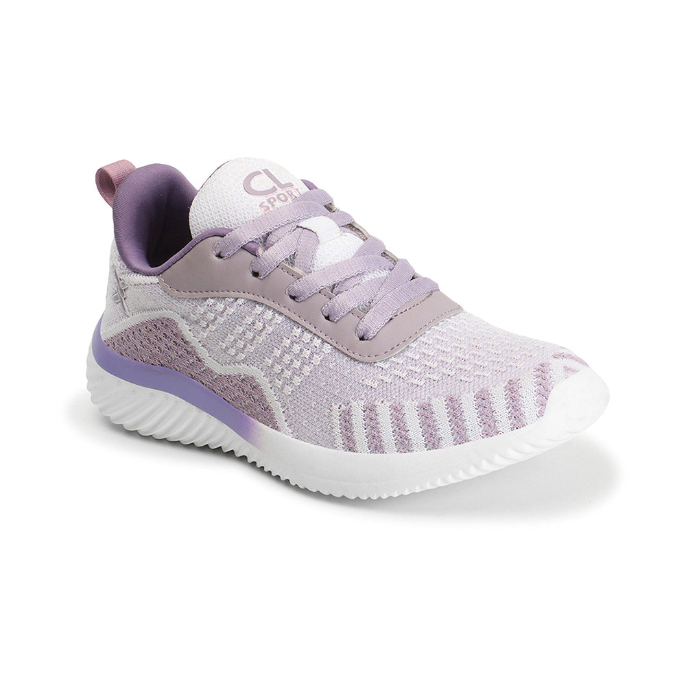 Women Mesh Flyknit Technology Lace-Up Sports Shoes