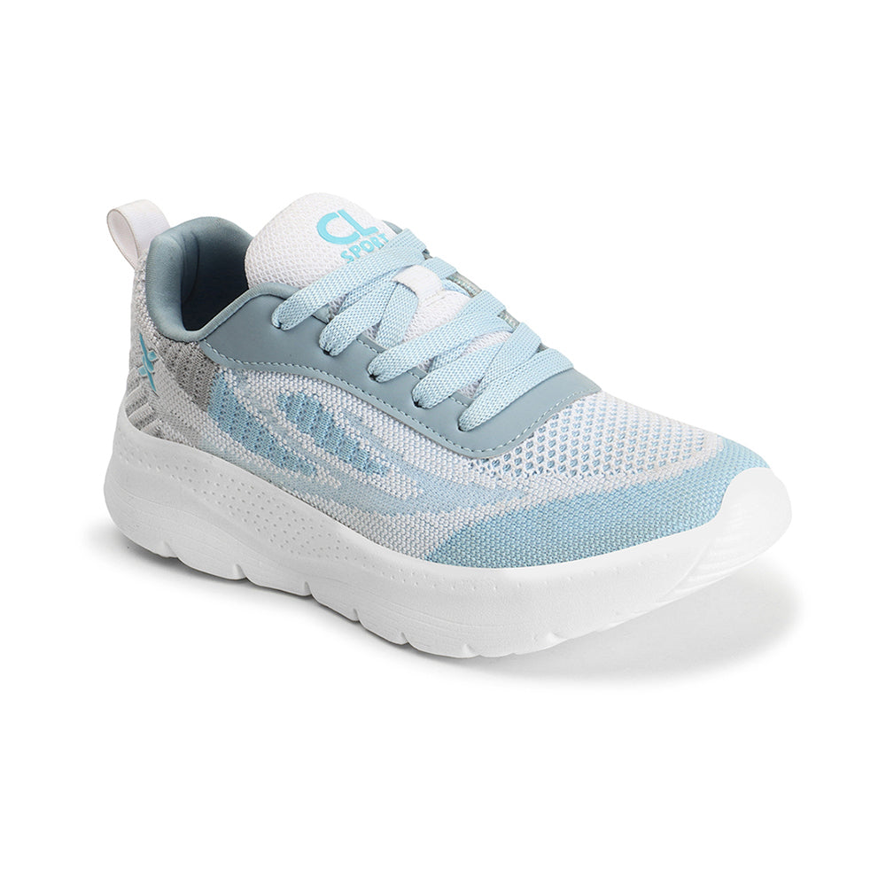 Women Mesh Flyknit Technology Lace-Up Sports Shoes