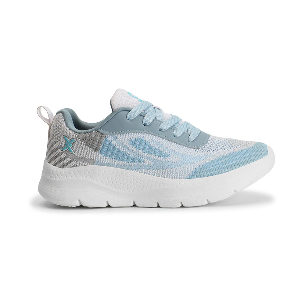 Women Mesh Flyknit Technology Lace-Up Sports Shoes