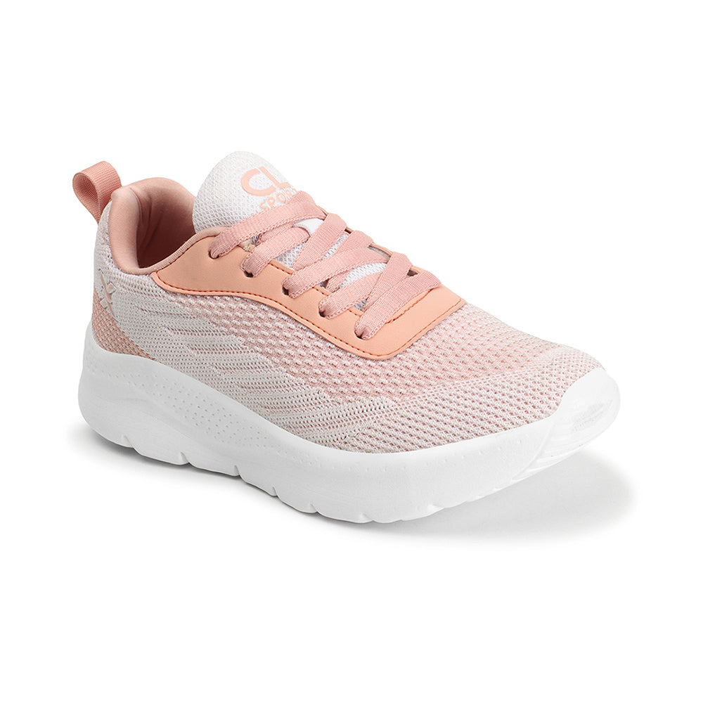 Women Mesh Flyknit Technology Lace-Up Sports Shoes