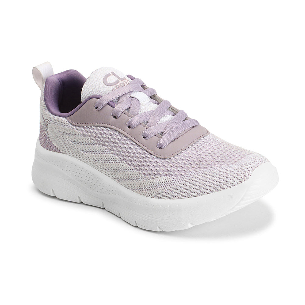 Women Mesh Flyknit Technology Lace-Up Sports Shoes