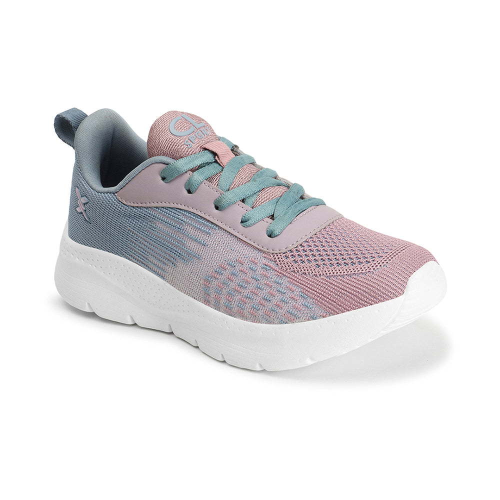 Women Mesh Flyknit Technology Lace-Up Sports Shoes
