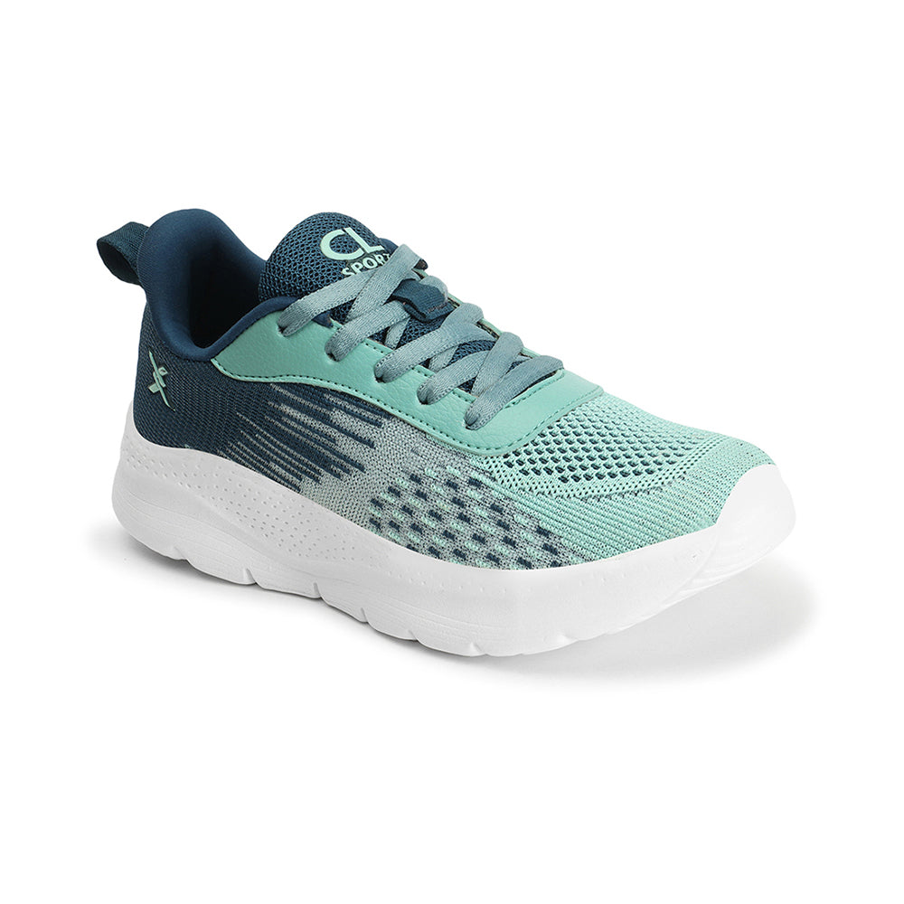 Women Mesh Flyknit Technology Lace-Up Sports Shoes