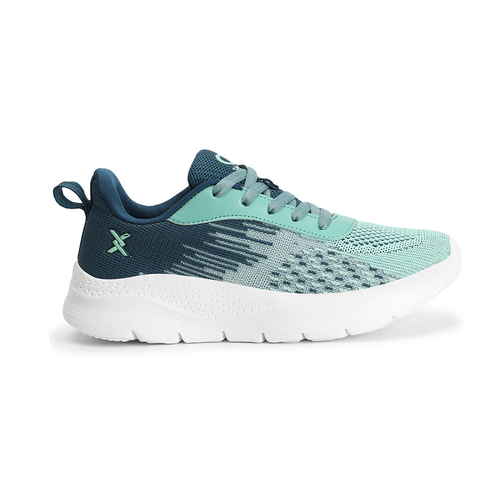 Women Mesh Flyknit Technology Lace-Up Sports Shoes
