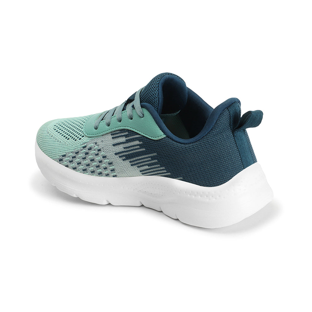 Women Mesh Flyknit Technology Lace-Up Sports Shoes
