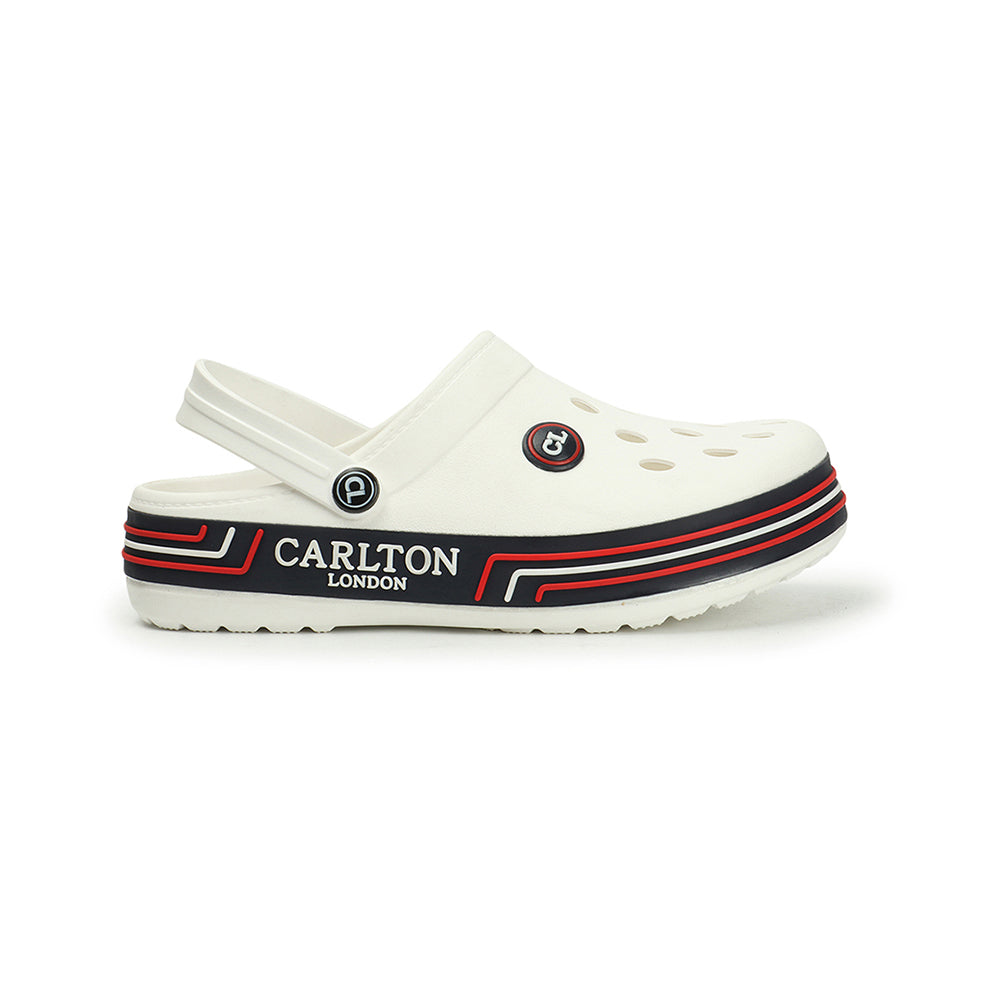 Men Sporty Striped Slip On Clogs
