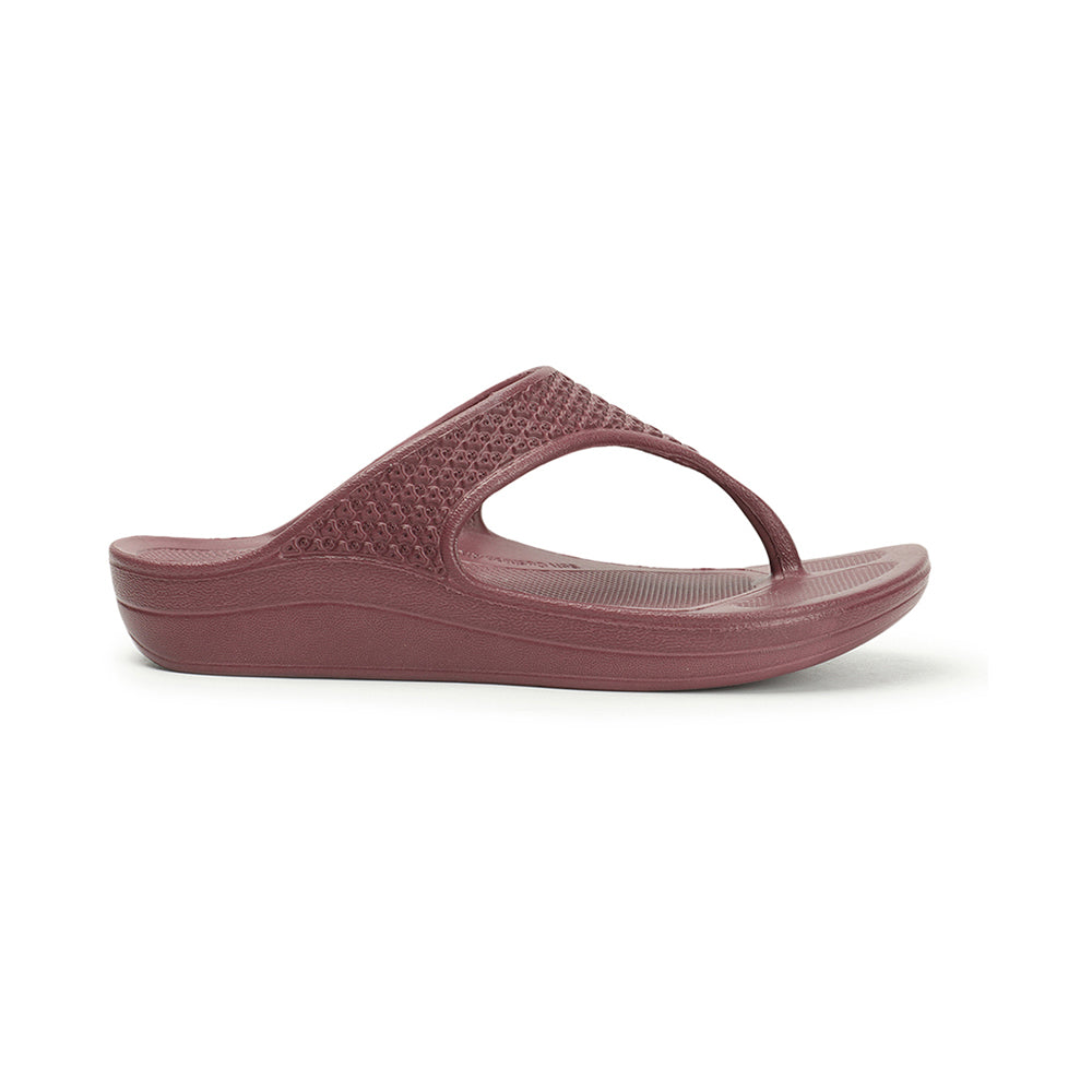 Women Solid Casual Thong Wedge Sandals