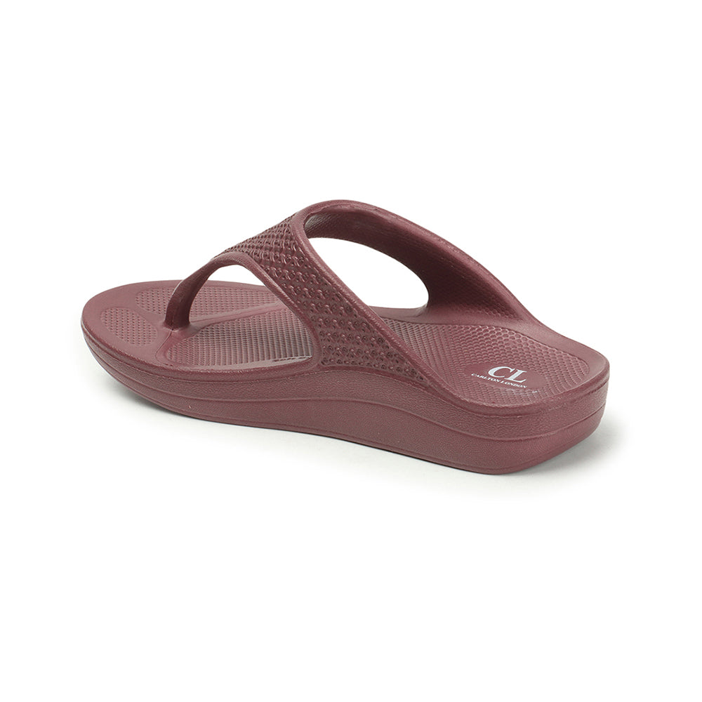 Women Solid Casual Thong Wedge Sandals