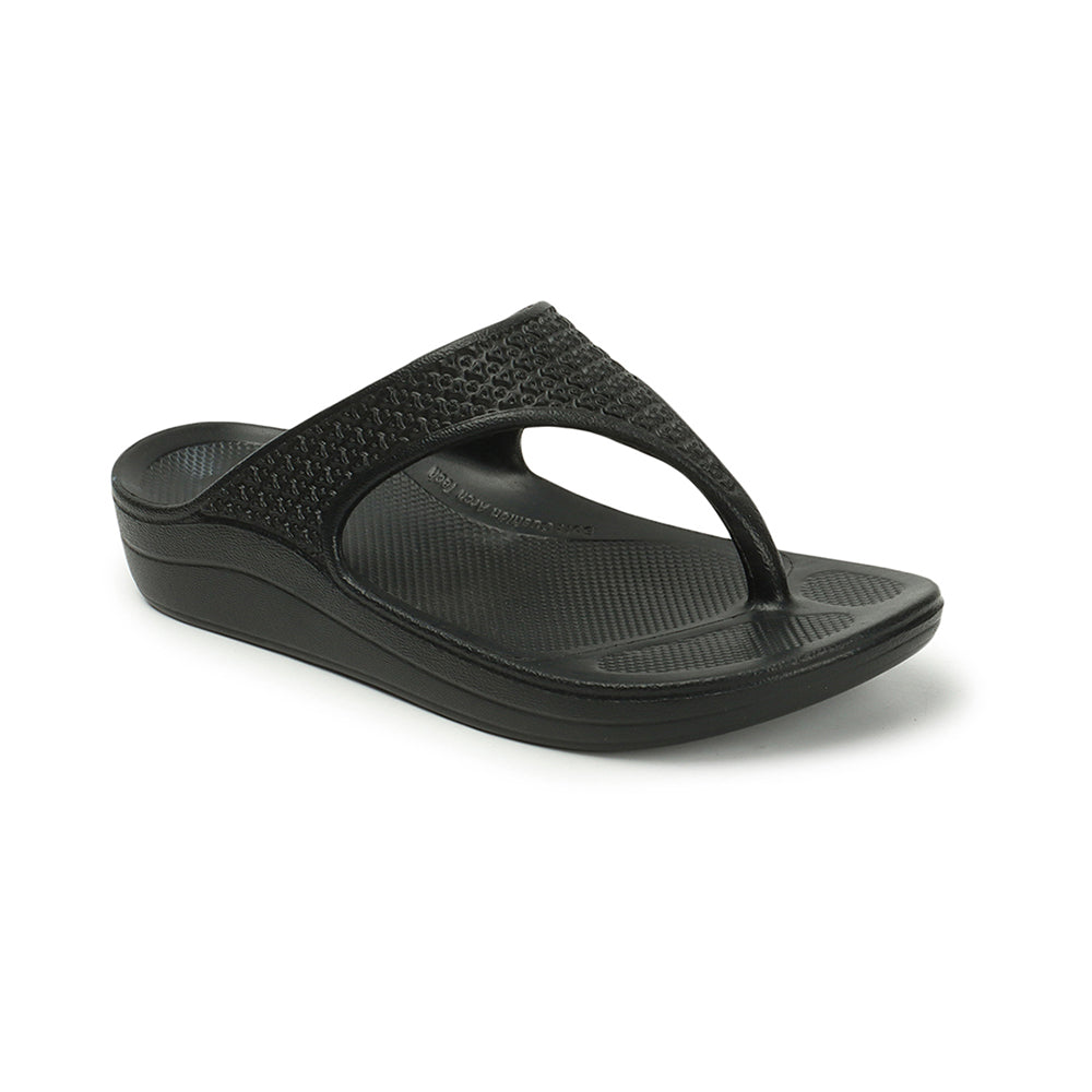 Women Solid Casual Thong Wedge Sandals