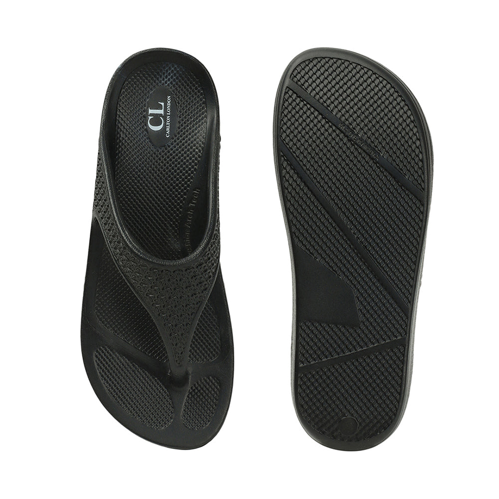 Women Solid Casual Thong Wedge Sandals