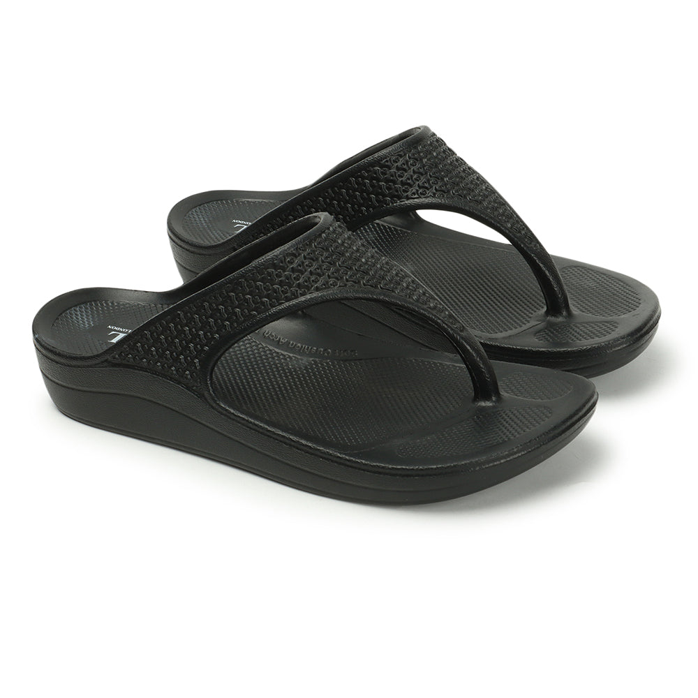Women Solid Casual Thong Wedge Sandals