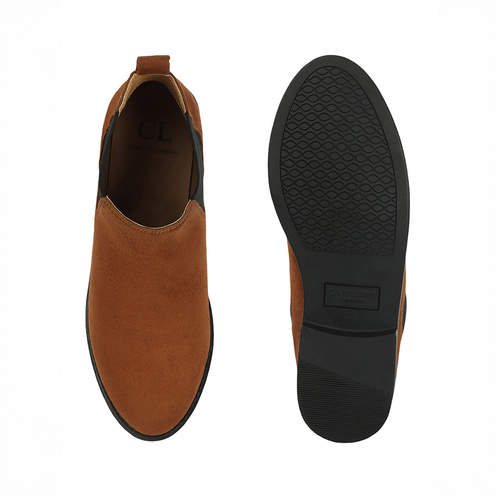 Women Casual Block-Heeled Chelsea Boots