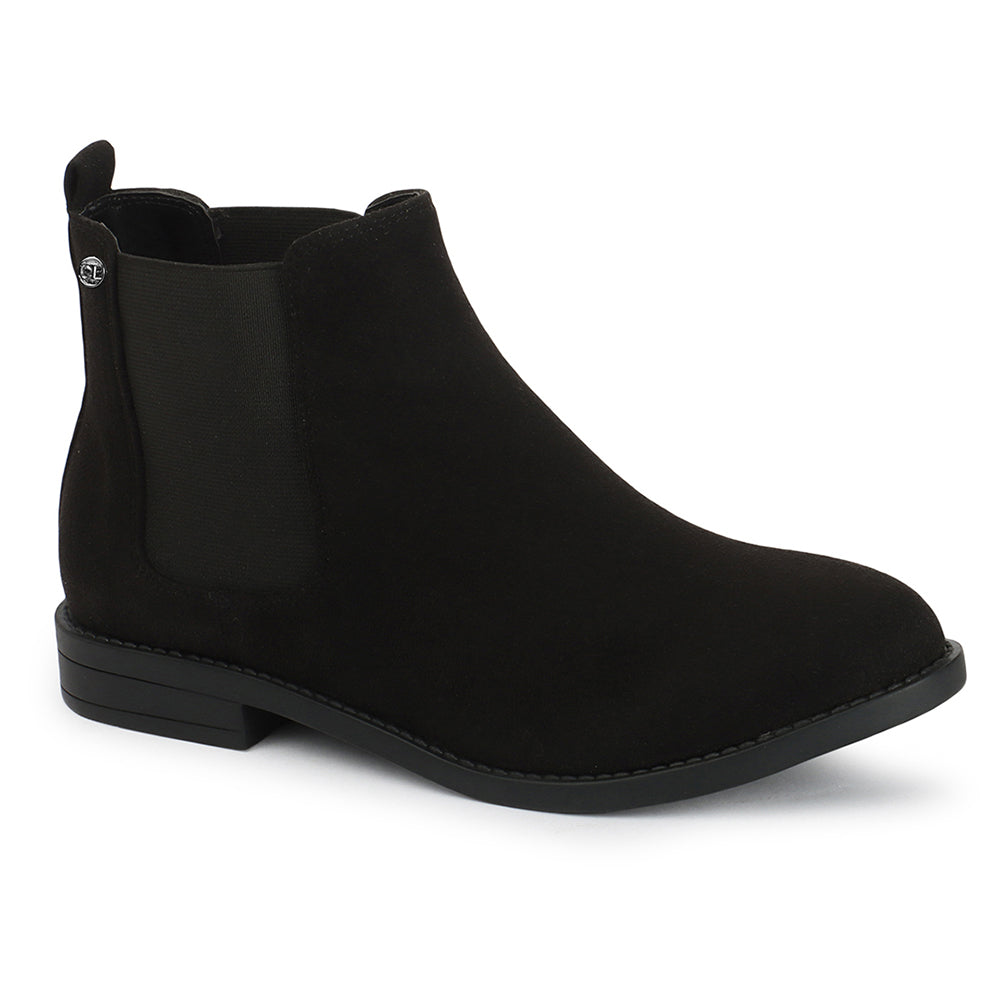 Women Casual Block-Heeled Chelsea Boots