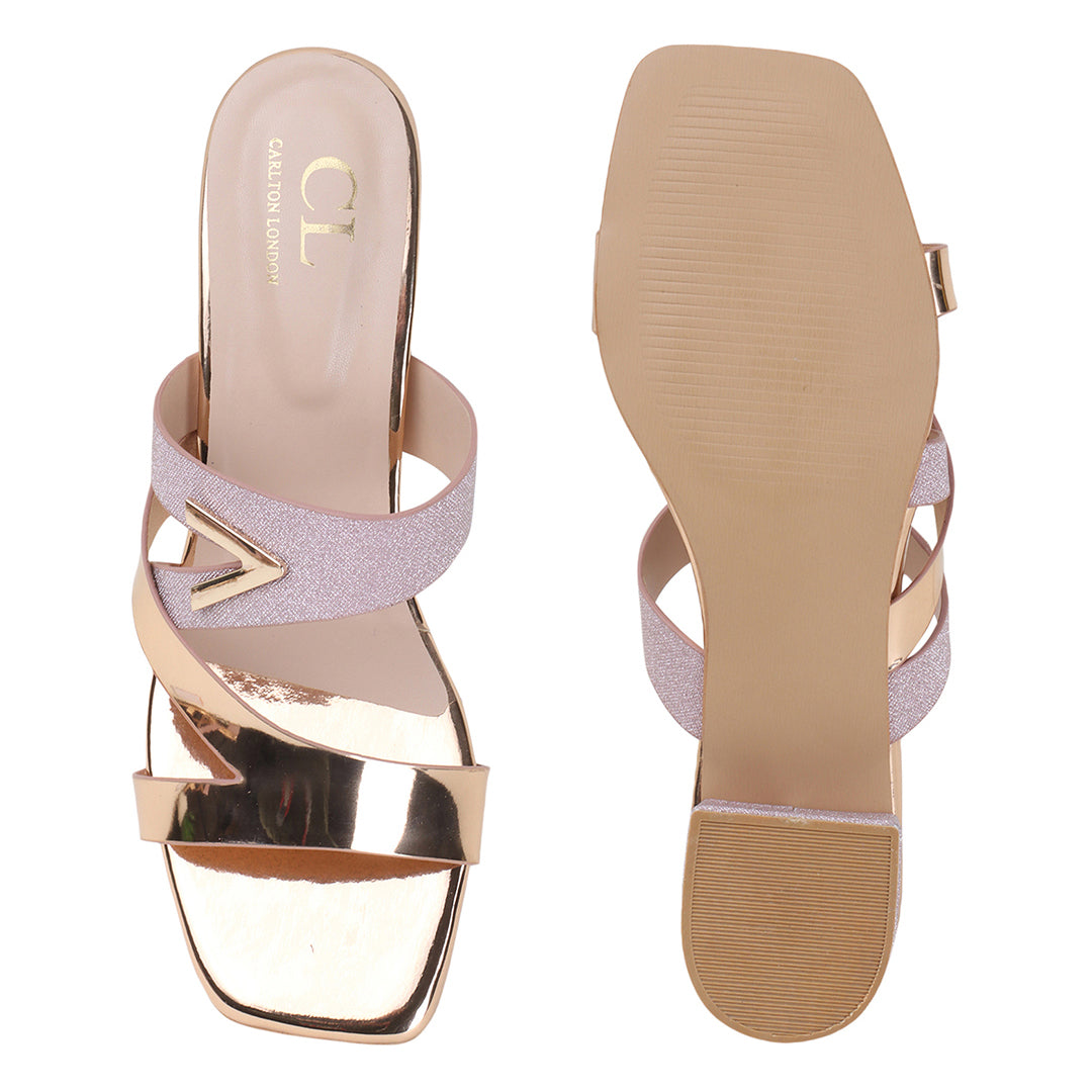 Women Embellished Block Heel Sandals