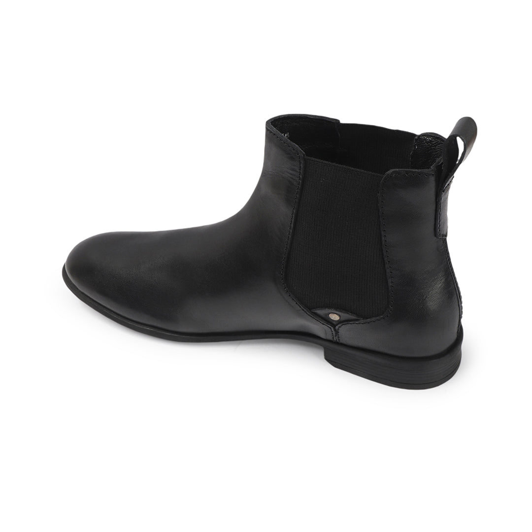 Elegant Classic Leather Ankle Chelsea Boots for Men