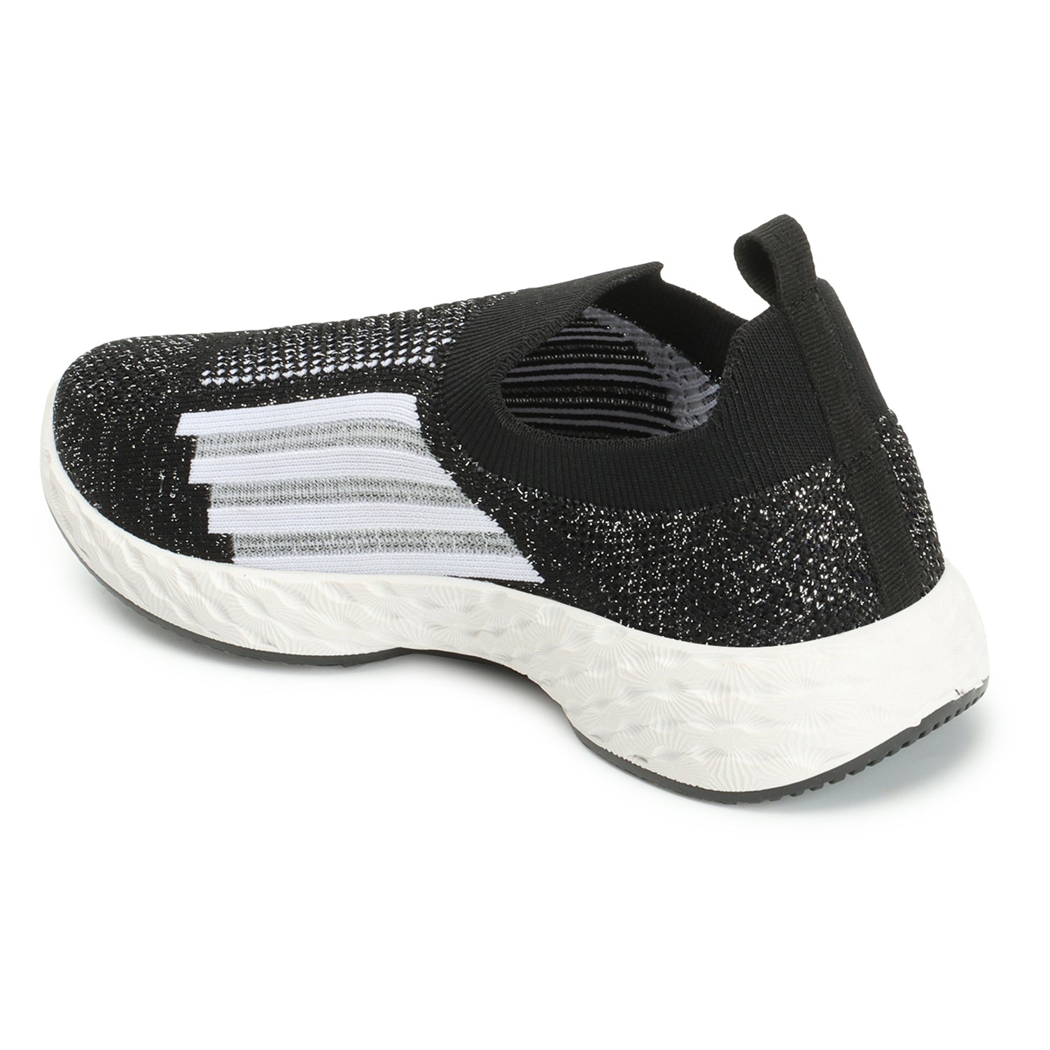 Women Woven Design Lightweight Slip On Sneakers
