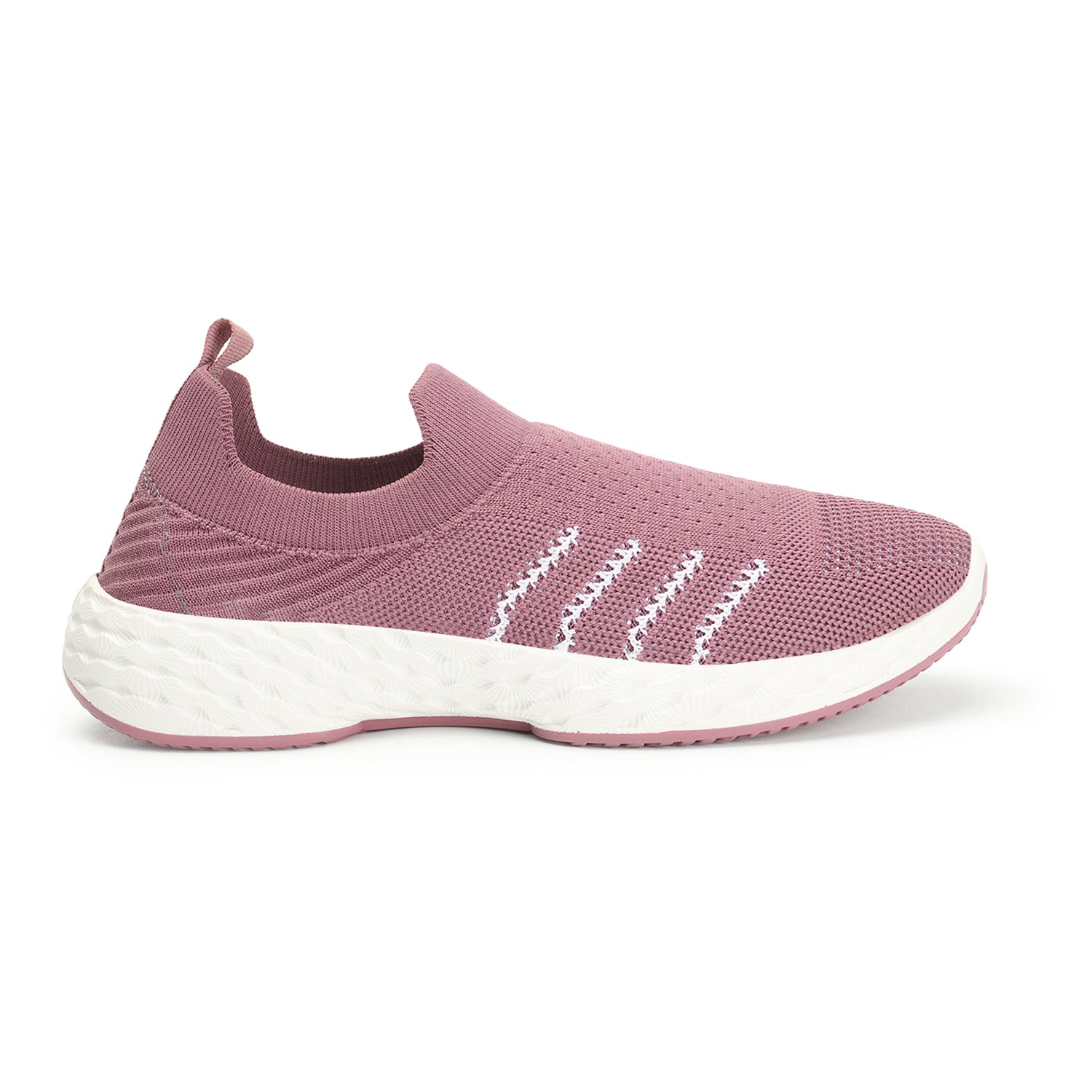 Women Woven Design Lightweight Slip On Sneakers