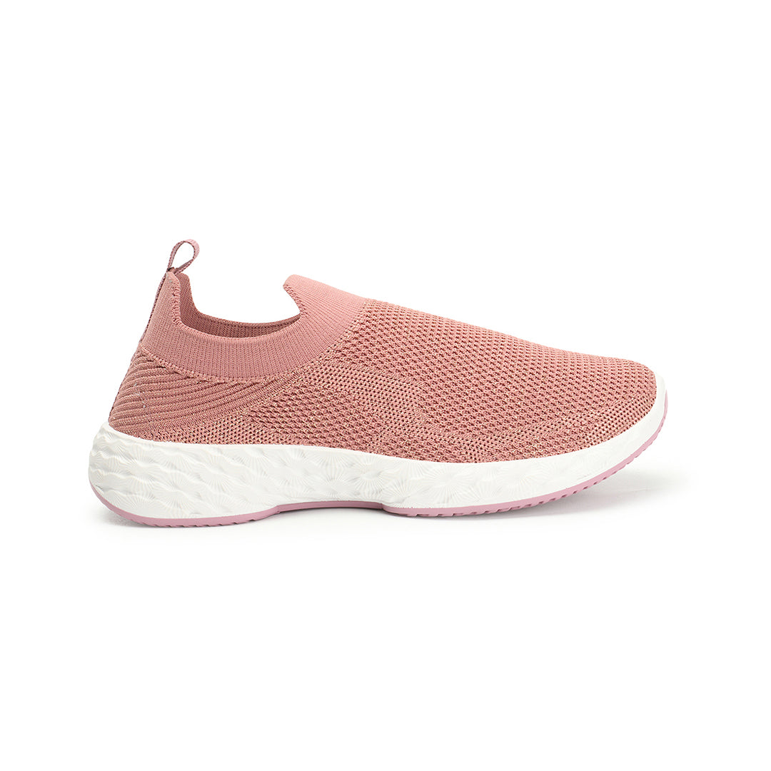Women Woven Design Lightweight Slip On Sneakers