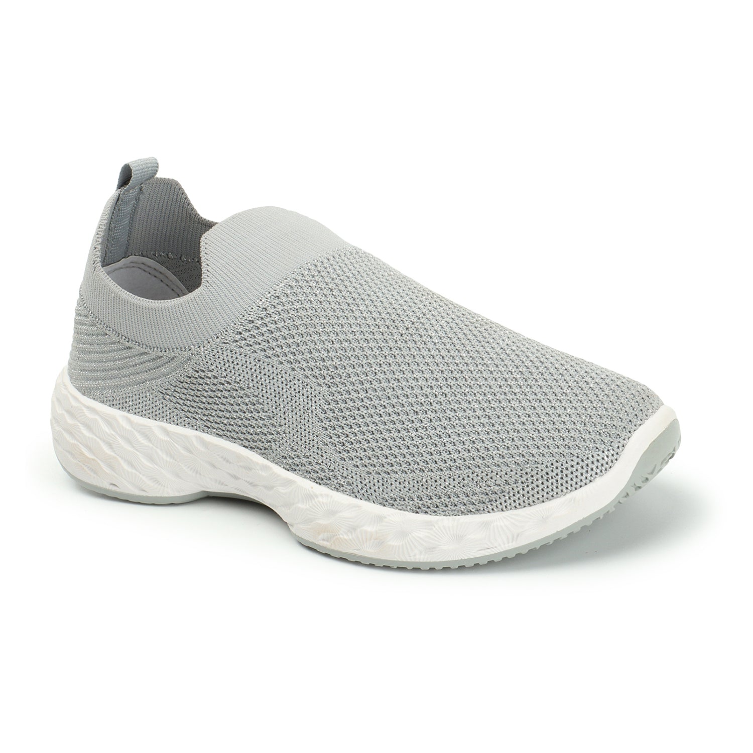 Women Woven Design Lightweight Slip On Sneakers